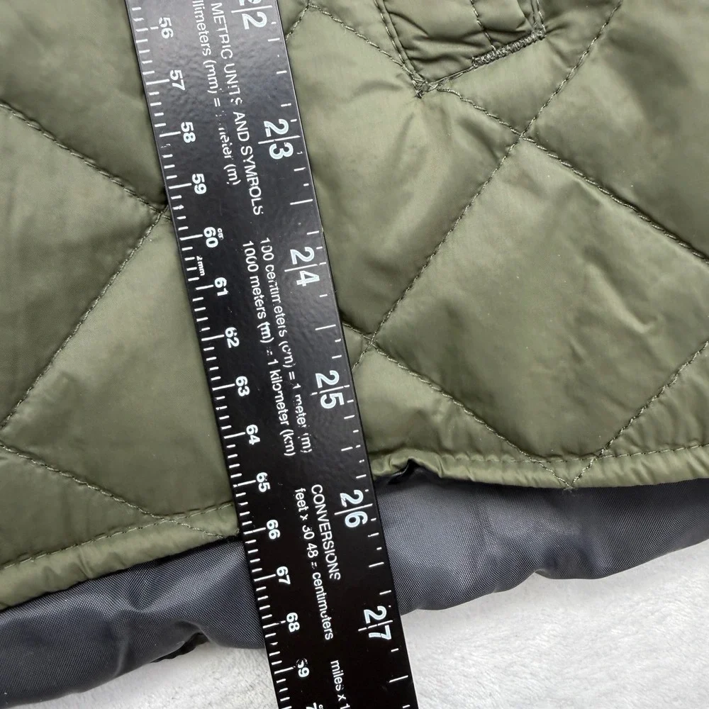 NEW Aer Lingus College Football Classic Ireland Quilted Vest Olive Green Large